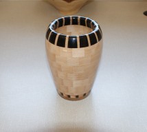 This segmented vase won a commended certificate for Chris Withall
